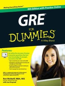 GRE for Dummies, 8ed: With Practice Online