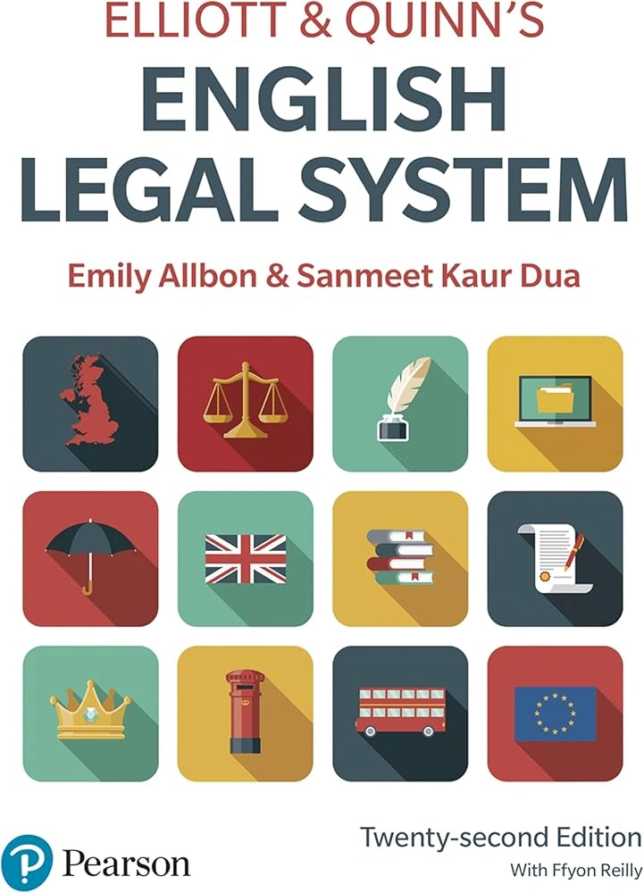 Elliott & Quinn's English Legal System, 22nd edition