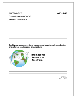 IATF 16949 Automotive Quality Management System Standard